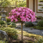 Azalka japonská (Azalea japonica) ´MADAME VAN HECKE´ - výška 60-70 cm, kont. C2L - NA KMIENKU
